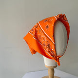 【ハモミシノオトナフク】 Paisley Bandana　