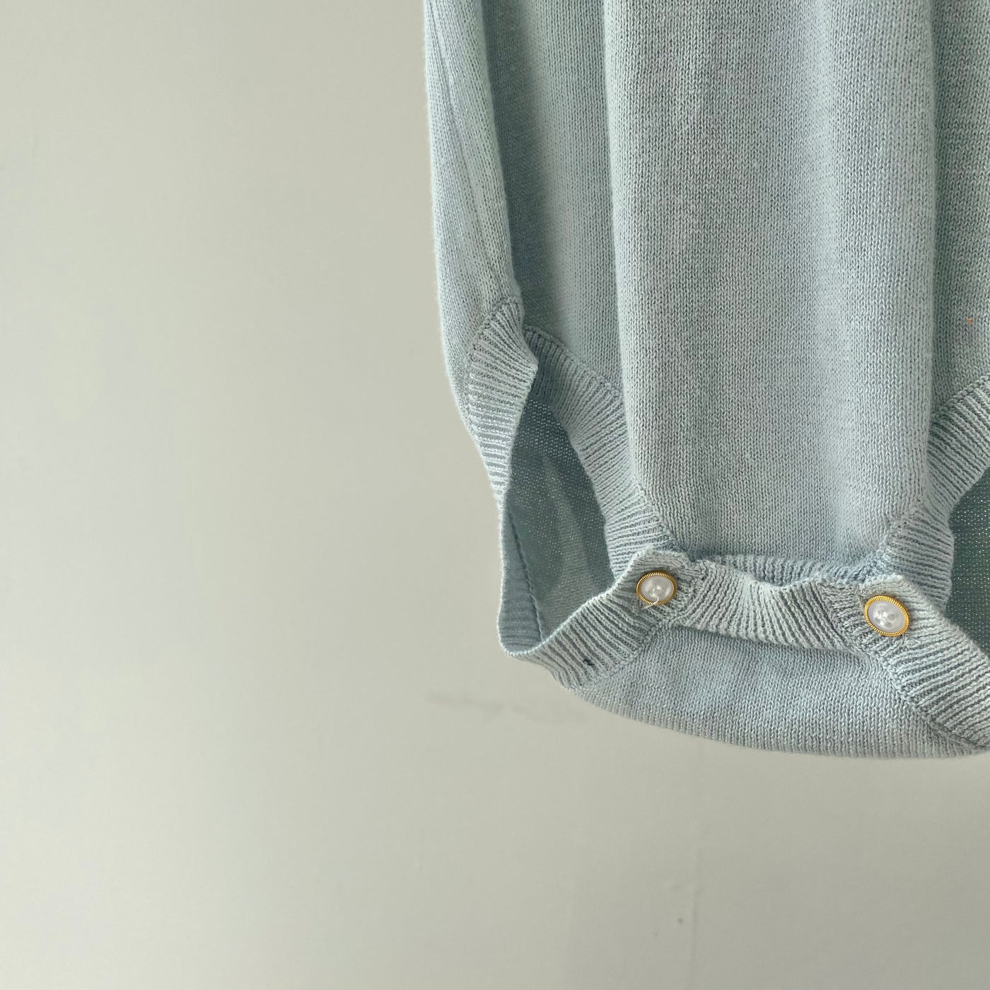 【hamomisi】Sleeveless knit rompers(80.90cm)