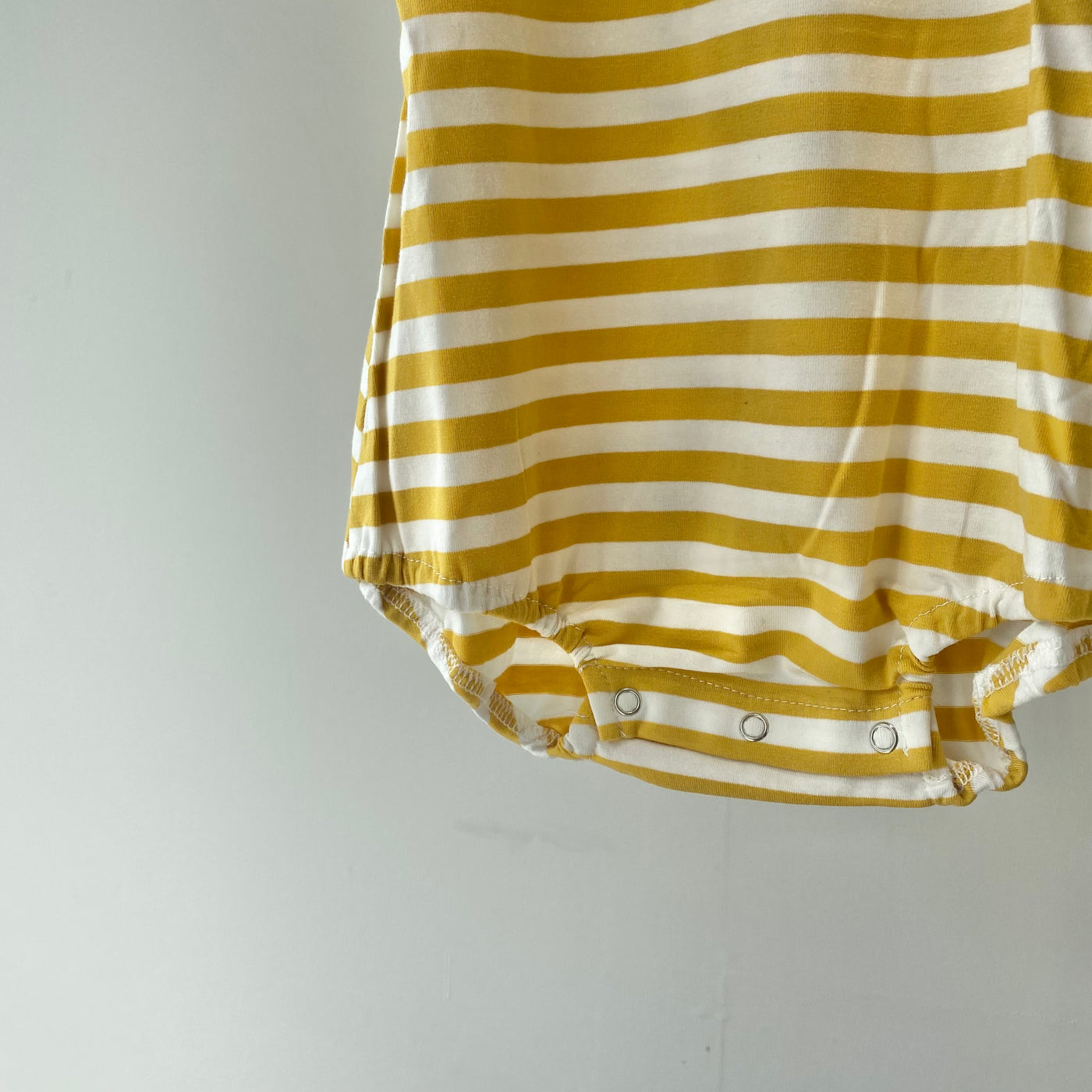 【hamomisi】Border short sleeve T-shirt rompers(80.90cm)