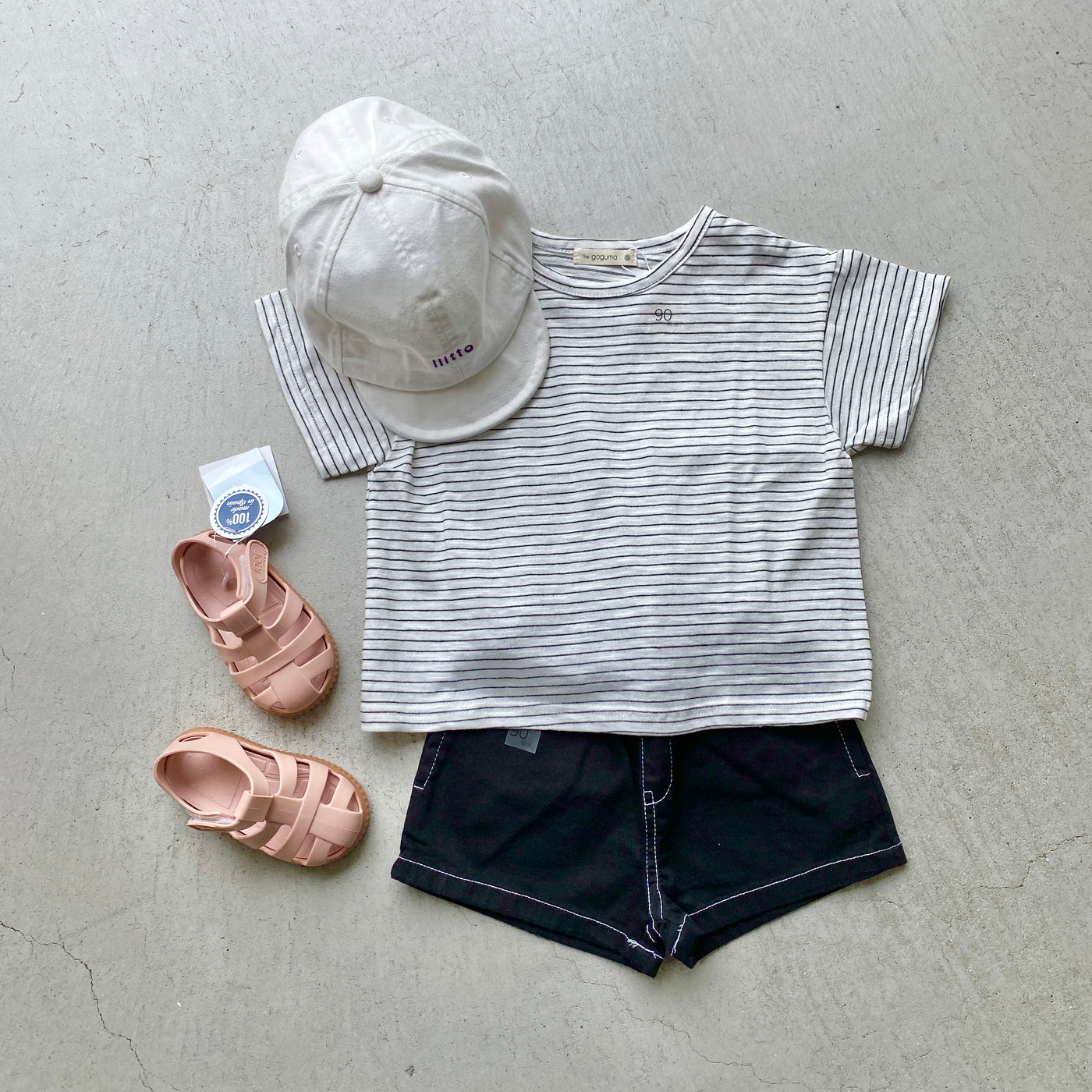 【hamomisi】Border T-shirt(90~120)