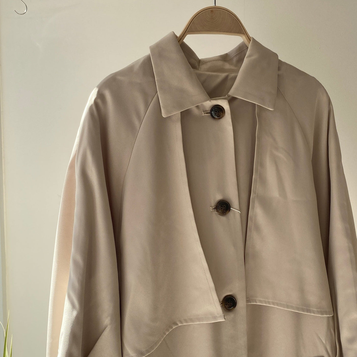 【ハモミシノオトナフク】Cape trench coat