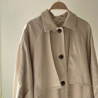 【ハモミシノオトナフク】Cape trench coat
