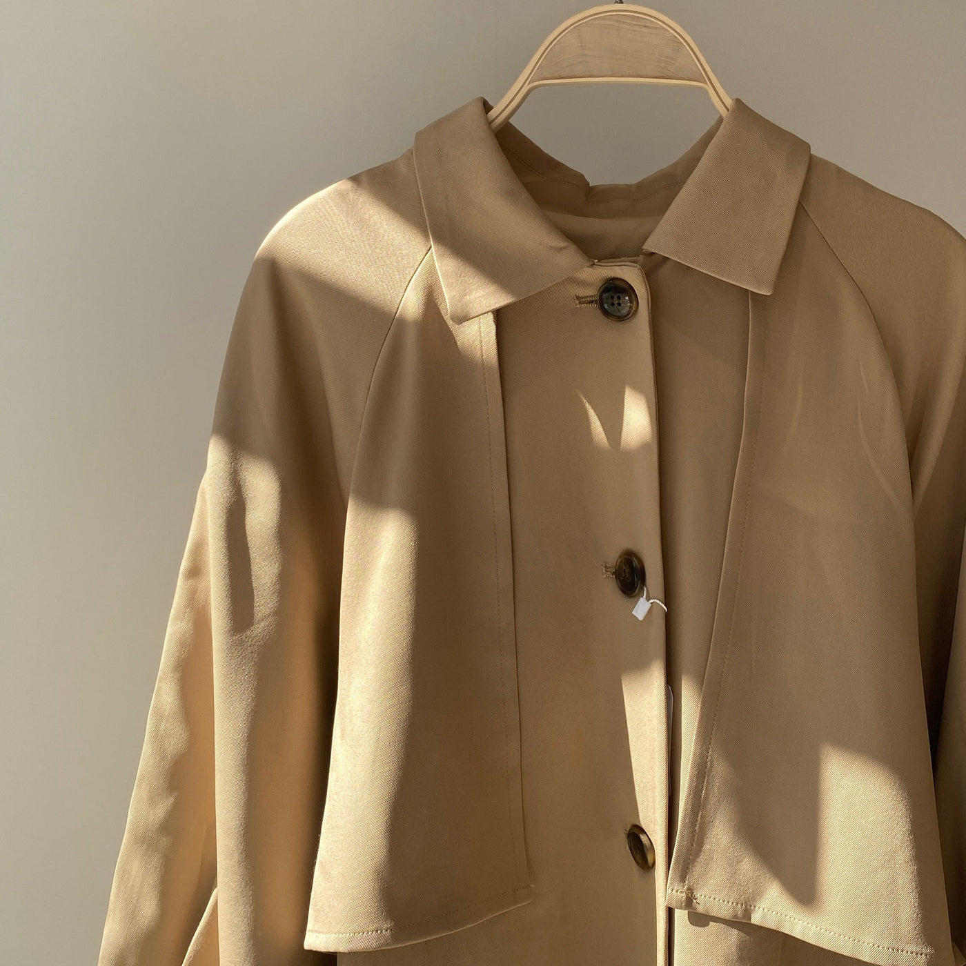 【ハモミシノオトナフク】Cape trench coat