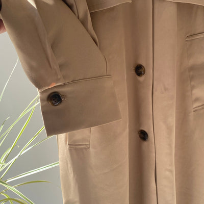 【ハモミシノオトナフク】Cape trench coat