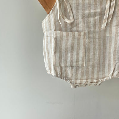 【hamomisi】Check rompers 3-piece set(70.90cm)