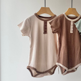 【hamomisi】Dull color rompers(73.80cm)