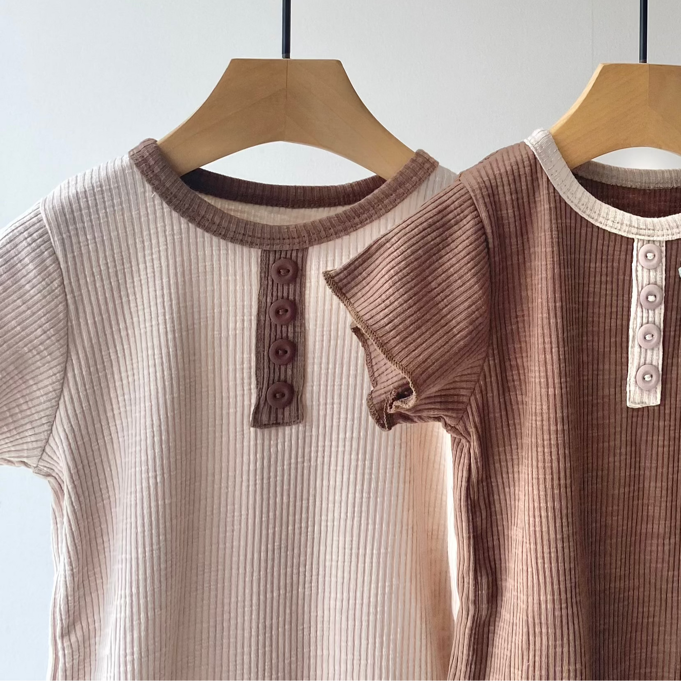 【hamomisi】Dull color rompers(73.80cm)