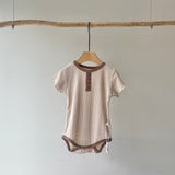 【hamomisi】Dull color rompers(73.80cm)