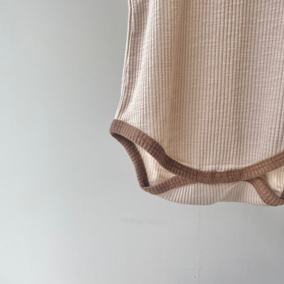 【hamomisi】Dull color rompers(73.80cm)