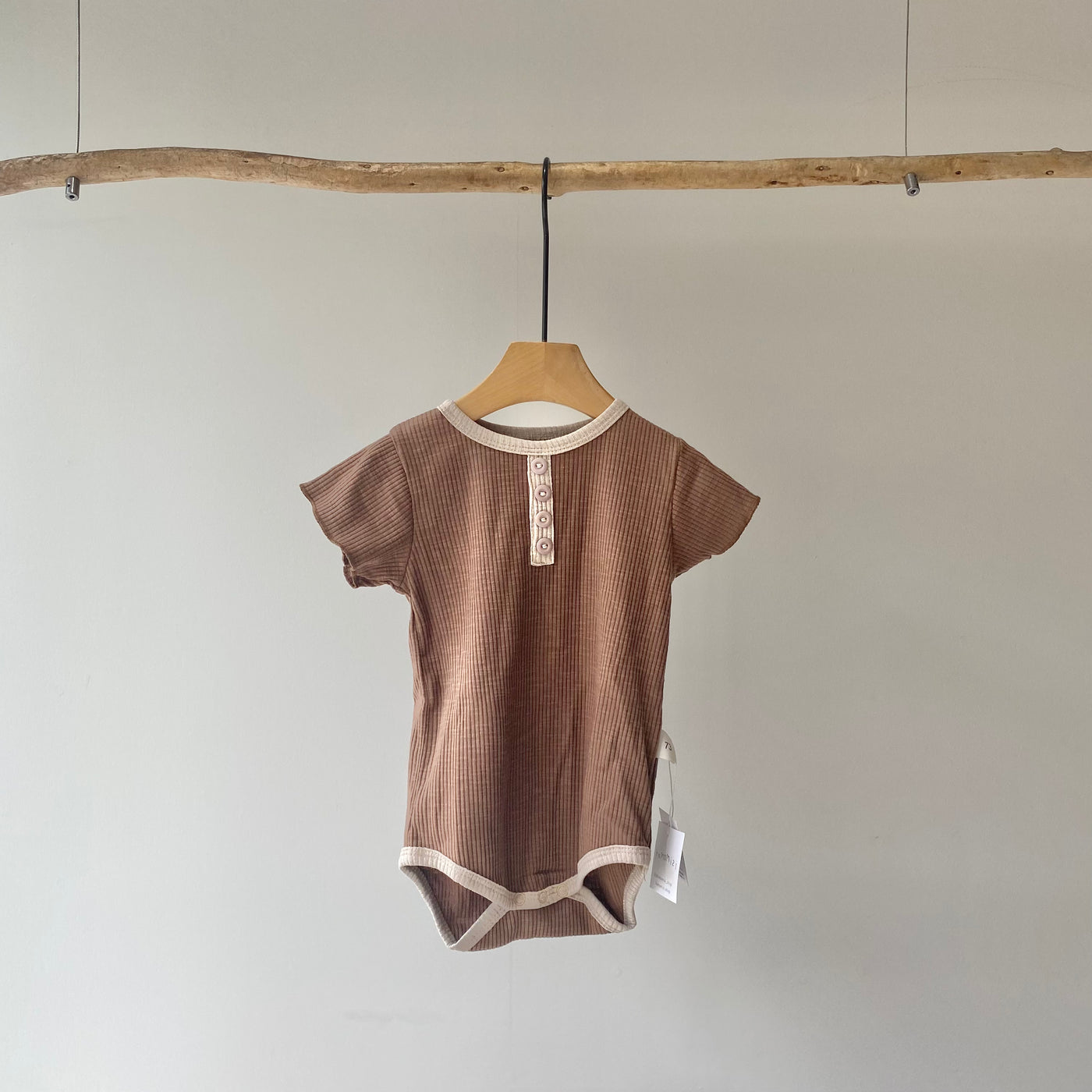 【hamomisi】Dull color rompers(73.80cm)