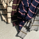 【ハモミシノオトナフク】Border back open 2-way PO