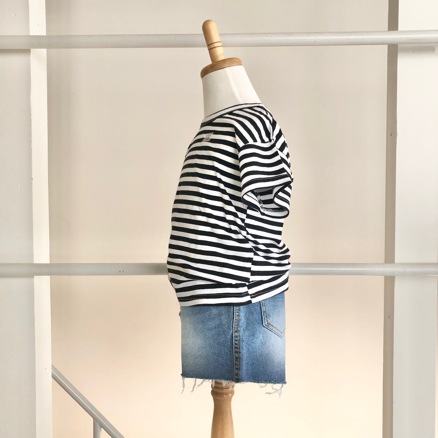 【hamomisi】Border T-shirt(90~150)