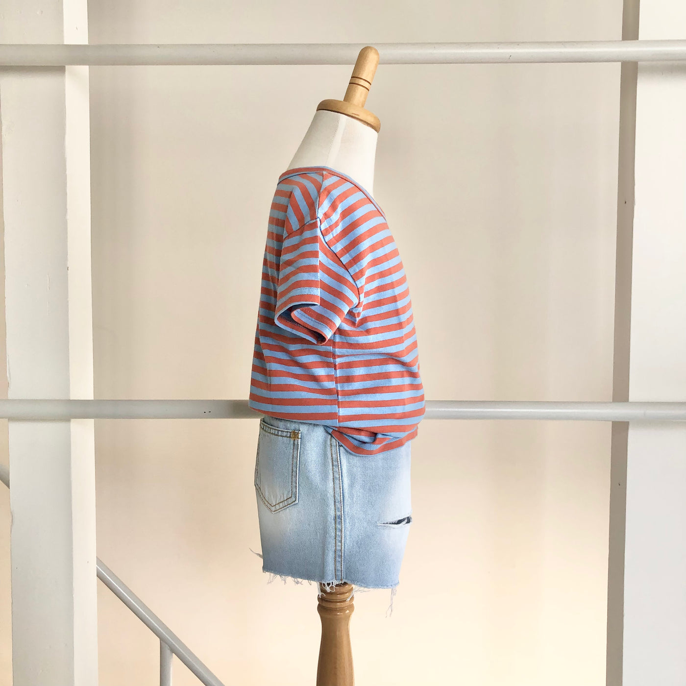 【hamomisi】Border T-shirt(90~150)