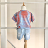 【hamomisi】Border T-shirt(90~150)