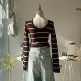 【ハモミシノオトナフク】Border back open 2-way PO