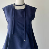 【ハモミシノオトナフク】Peplum Blouse 3-Piece Set