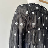 【ハモミシノオトナフク】Front Ribbon 2-Way Blouse