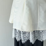 【ハモミシノオトナフク】Peplum Blouse 3-Piece Set
