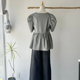 【ハモミシノオトナフク】Flared Hem Pullover
