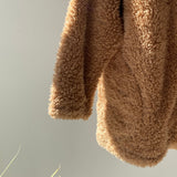 【hamomisi】Boa jacket with chest pocket(90~150)