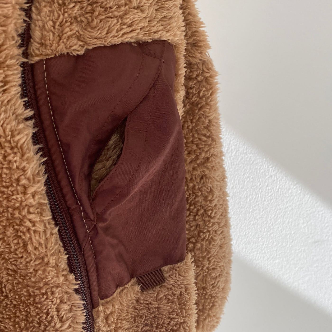 【hamomisi】Boa jacket with chest pocket(90~150)