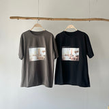【ハモミシノオトナフク】Terrace Photo T-Shirt