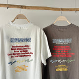 【ハモミシノオトナフク】Tour Logo Loose T-Shirt