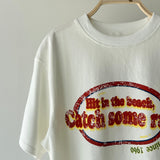 【ハモミシノオトナフク】Tour Logo Loose T-Shirt