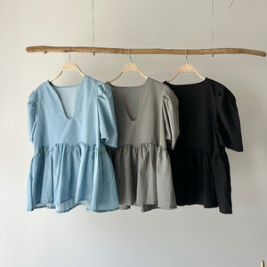 【ハモミシノオトナフク】Flared Hem Pullover