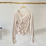 【ハモミシノオトナフク】Peach fraise shirring PO