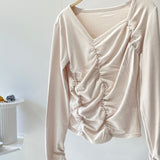 【ハモミシノオトナフク】Peach fraise shirring PO