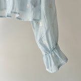 【ハモミシノオトナフク】Front Ribbon 2-Way Blouse