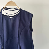 【ハモミシノオトナフク】Peplum Blouse 3-Piece Set