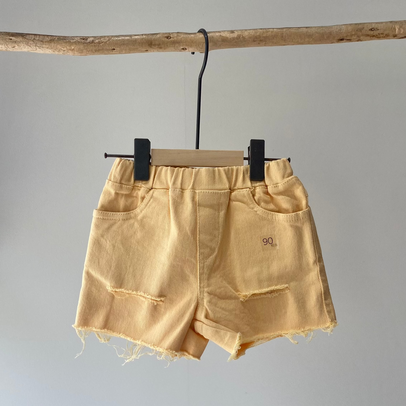 【hamomisi】Damage color short pants(90~150)