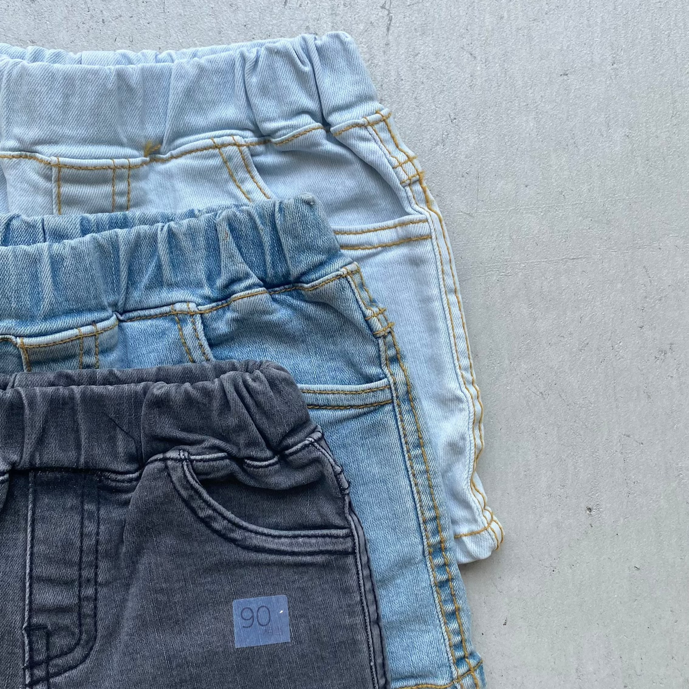 【hamomisi】Denim short pants(90~150)