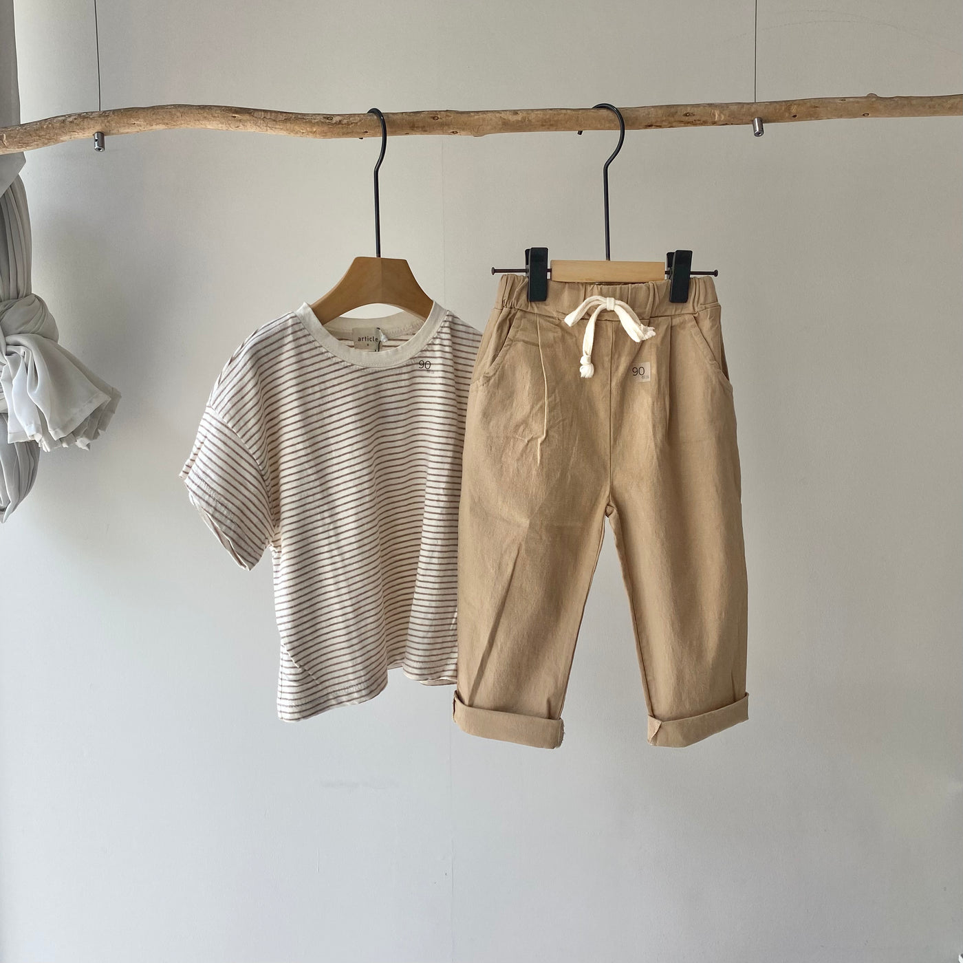 【hamomisi】Simple pants(100~120)