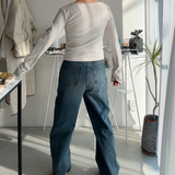 【ハモミシノオトナフク】Peach fraise shirring PO