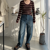 【ハモミシノオトナフク】Border back open 2-way PO