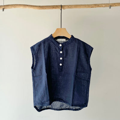 【hamomisi】No-collar pullover sleeves(90.110.120)