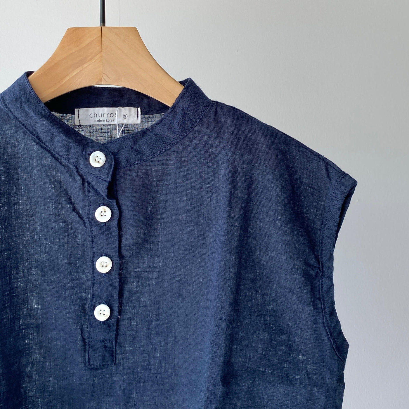 【hamomisi】No-collar pullover sleeves(90.110.120)