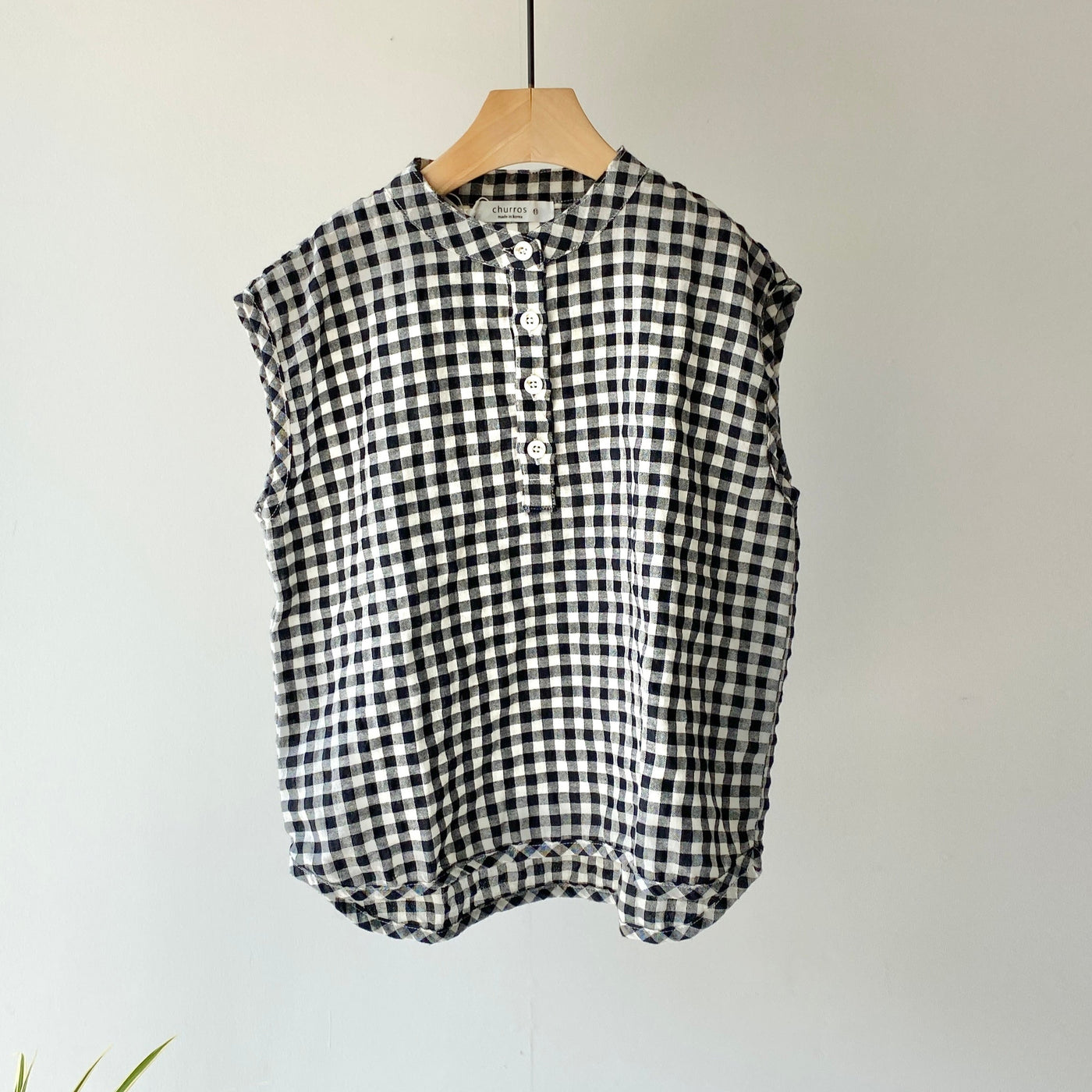 【hamomisi】No-collar pullover sleeves(90.110.120)