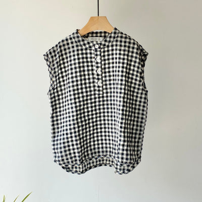 【hamomisi】No-collar pullover sleeves(90.110.120)