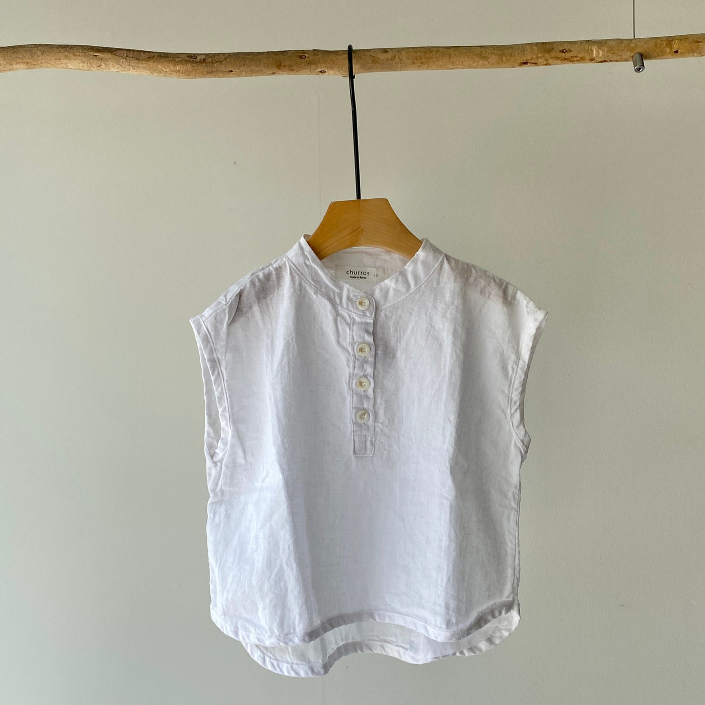 【hamomisi】No-collar pullover sleeves(90.110.120)