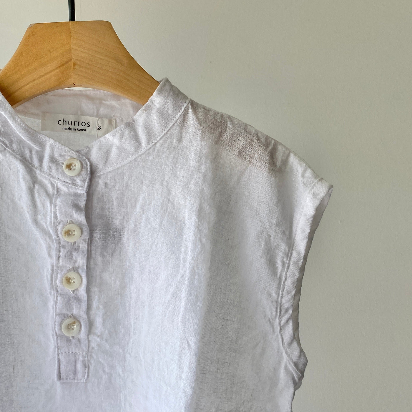 【hamomisi】No-collar pullover sleeves(90.110.120)