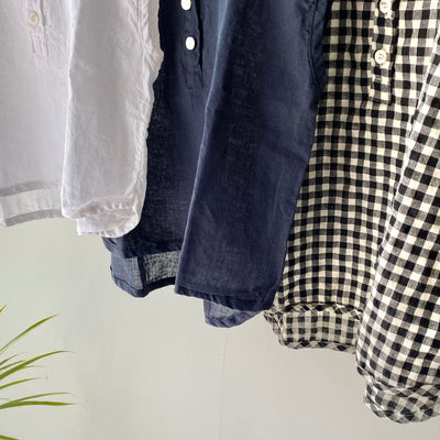 【hamomisi】No-collar pullover sleeves(90.110.120)