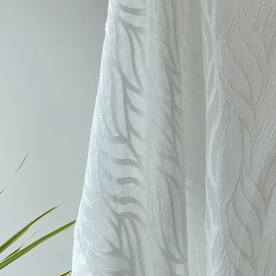 【ハモミシノオトナフク】Sheer Jacquard Poncho