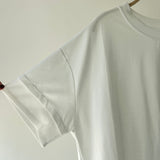 【ハモミシノオトナフク】Tulle Sleeve & Hem Pullover