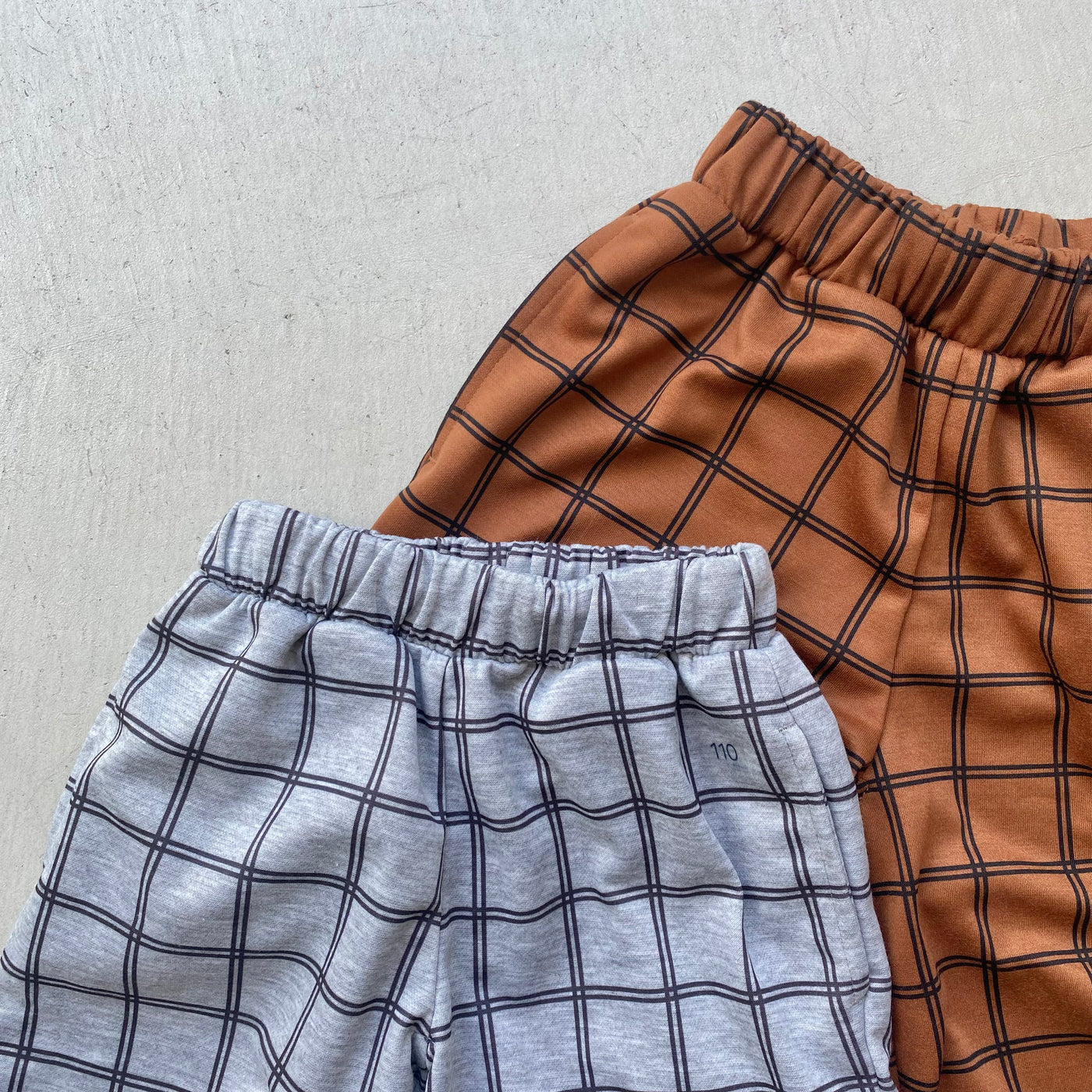 【hamomisi】Line harf pants(110~160)