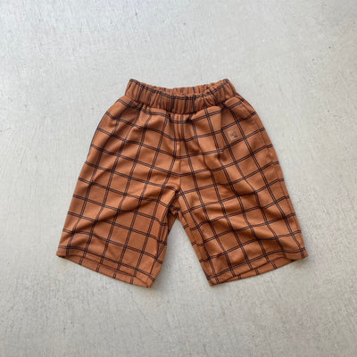 【hamomisi】Line harf pants(110~160)