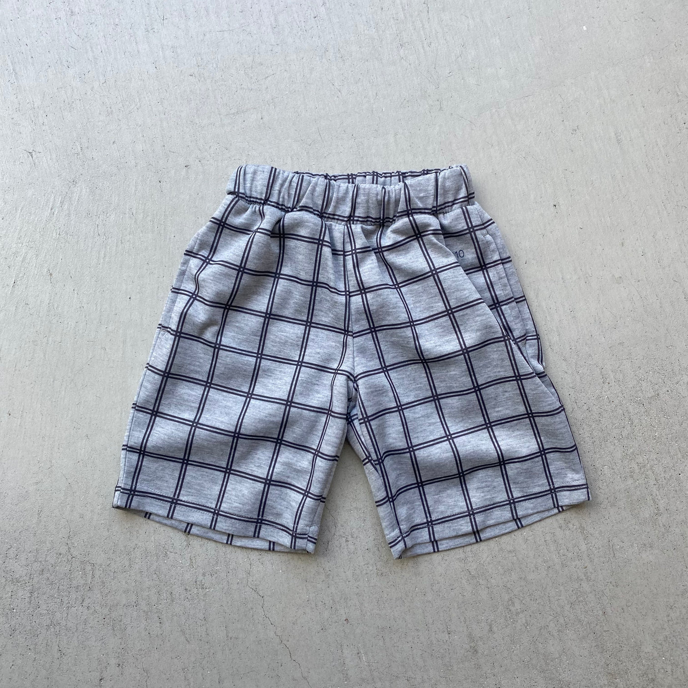 【hamomisi】Line harf pants(110~160)
